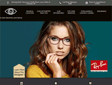 Tablet Screenshot of lionsgateoptical.com